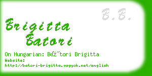 brigitta batori business card